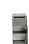 Comad Armadietto da bagno con 1 anta e 1 cassetto Twist Grigio