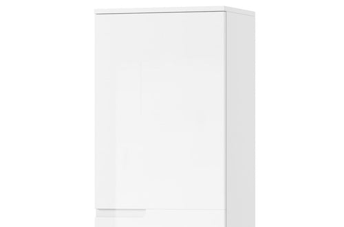 Armadio a 3 ante in MDF e pallet Big Gabrielle 13 Bianco, L50xL35xH216 cm (1)