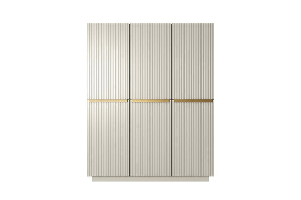 Armadio a 3 ante Nicole 150-3D Oro (10)