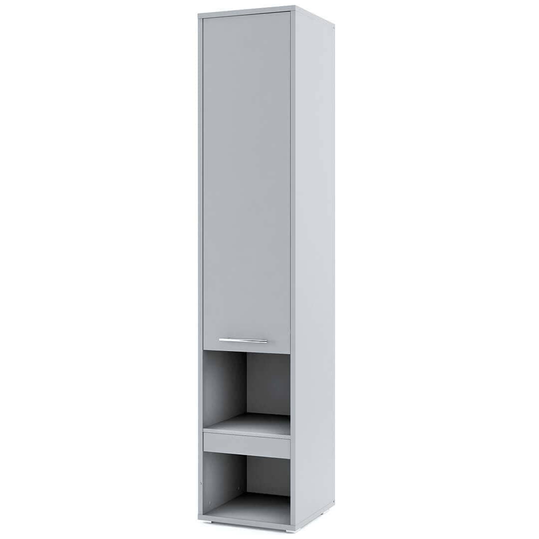 Lenart Armadio alto con 1 anta battente e 1 cassetto BC07 Grigio Opaco