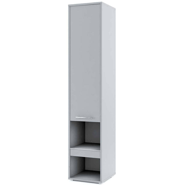 Lenart Armadio alto con 1 anta battente e 1 cassetto BC07 Grigio Opaco