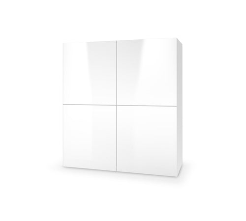 Halmar Armadio con 2 ante Livius KM-100 Bianco