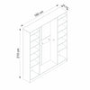 Armadio con 4 ante Noah 8200 Bianco (7)