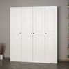 Armadio con 4 ante Noah 8244 Bianco (2)