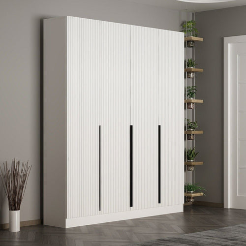 Armadio con 4 ante Noah 8255 Bianco