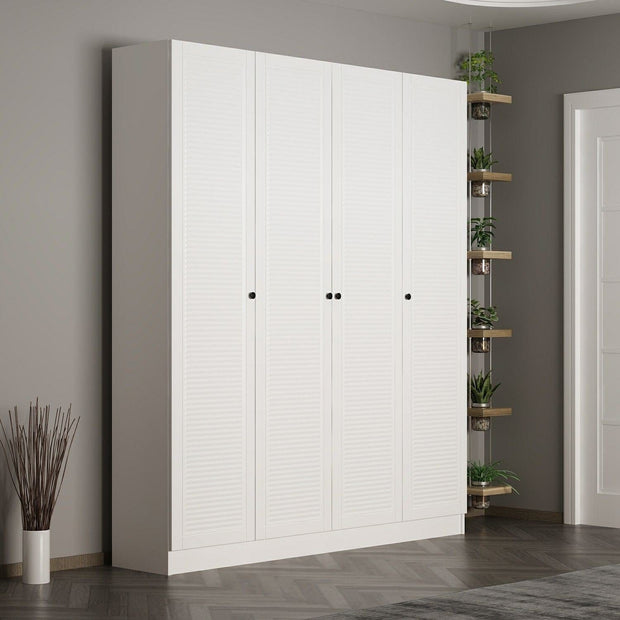 Armadio con 4 ante Noah 8459 Bianco