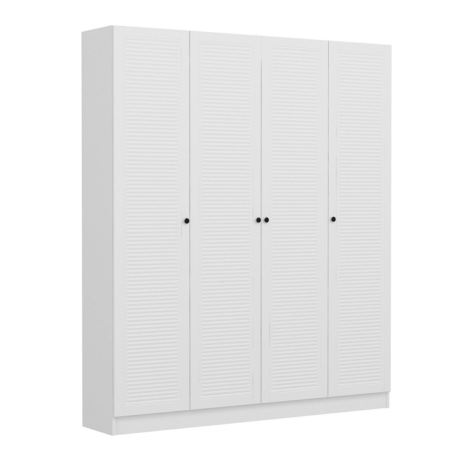 Armadio con 4 ante Noah 8459 Bianco (3)