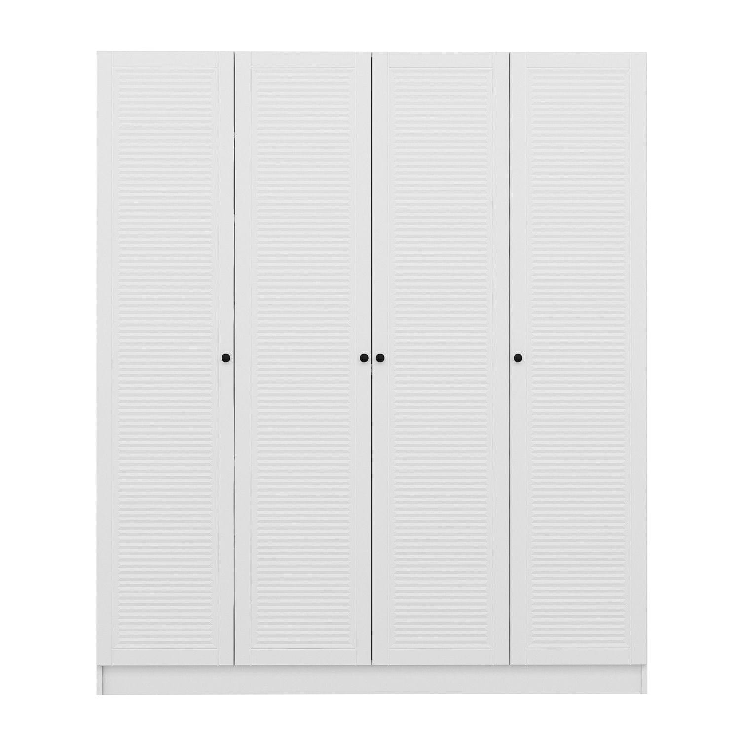 Armadio con 4 ante Noah 8459 Bianco (4)