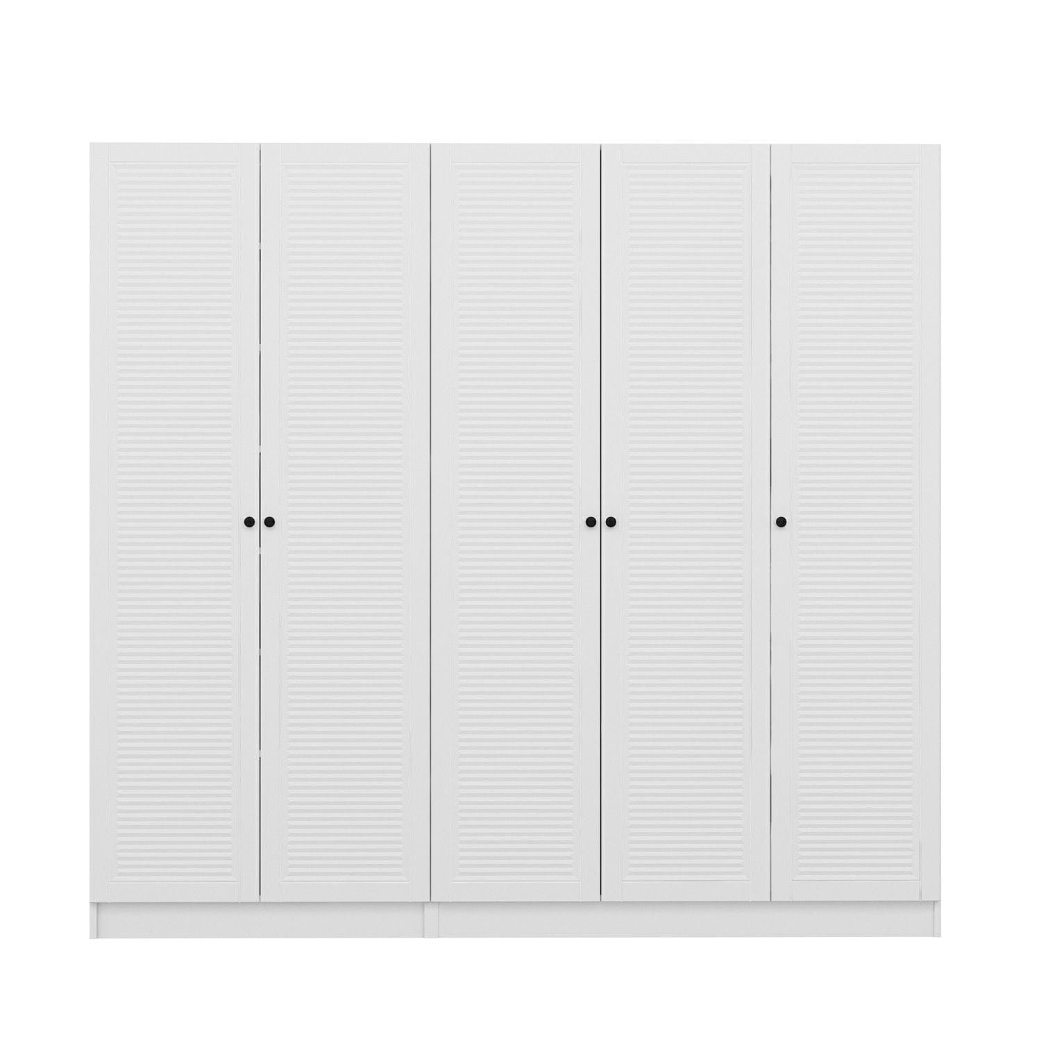 Armadio con 5 ante Noah 8460 Bianco (4)
