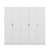 Armadio con 5 ante Noah 8460 Bianco (4)