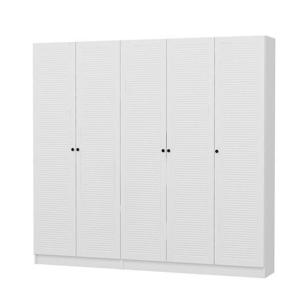 Armadio con 5 ante Noah 8460 Bianco (5)