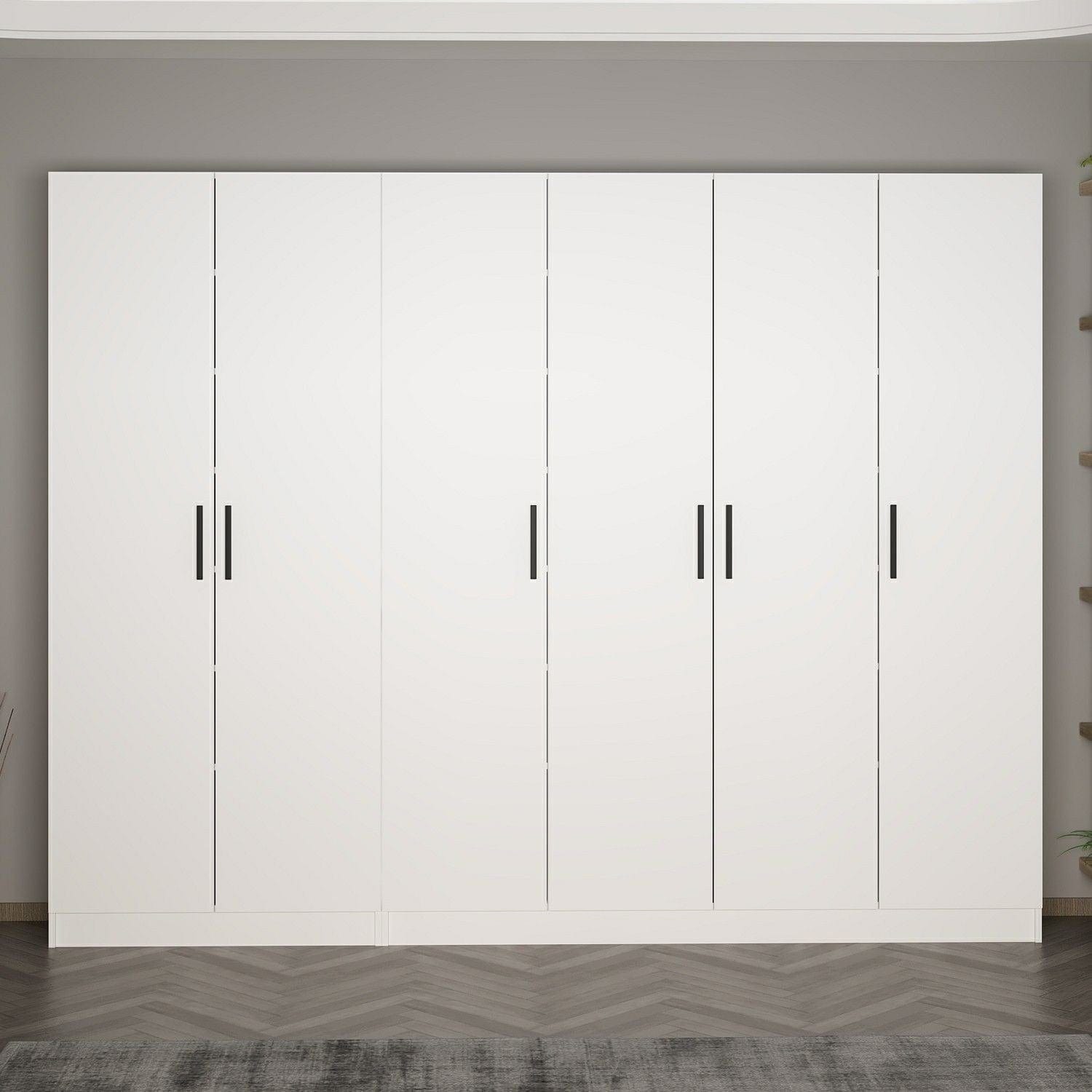 Armadio con 6 ante Noah 8202 Bianco (1)