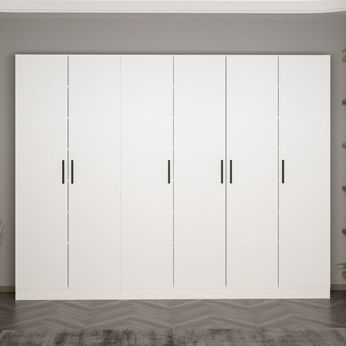 Armadio con 6 ante Noah 8202 Bianco (1)