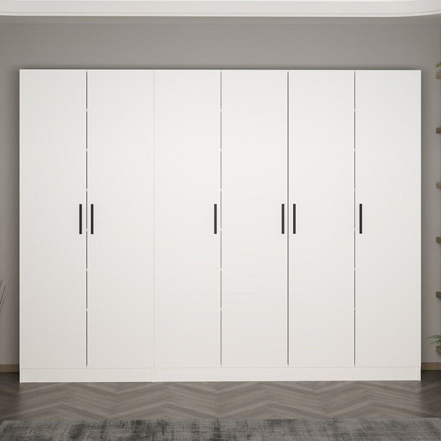 Armadio con 6 ante Noah 8202 Bianco (1)
