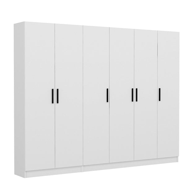 Armadio con 6 ante Noah 8202 Bianco (3)