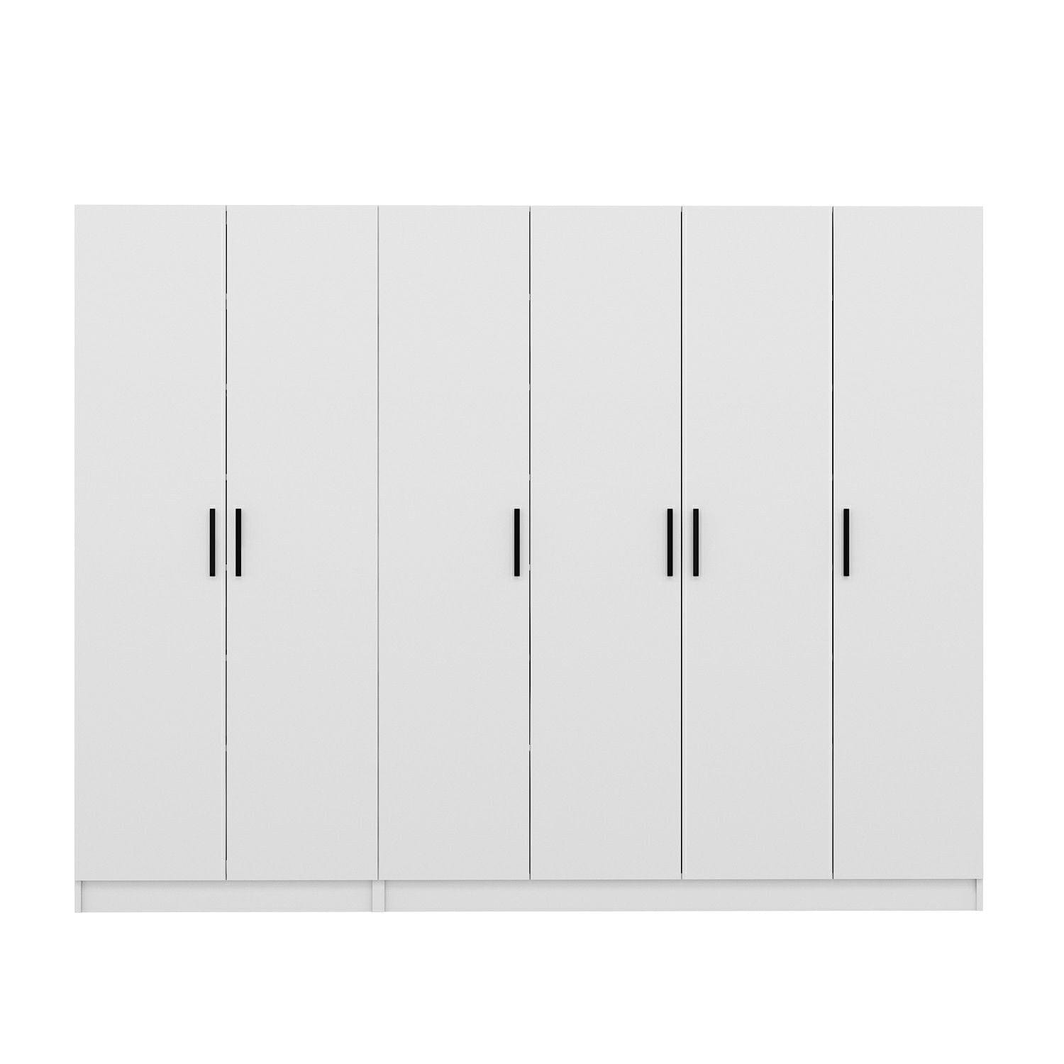 Armadio con 6 ante Noah 8202 Bianco (4)