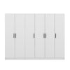 Armadio con 6 ante Noah 8202 Bianco (4)