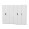 Armadio con 6 ante Noah 8202 Bianco (5)