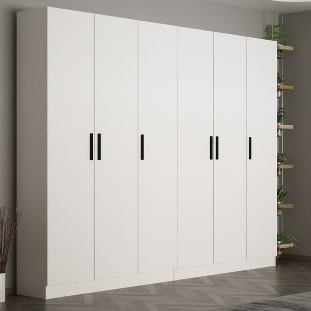 Armadio con 6 ante Noah 8203 Bianco