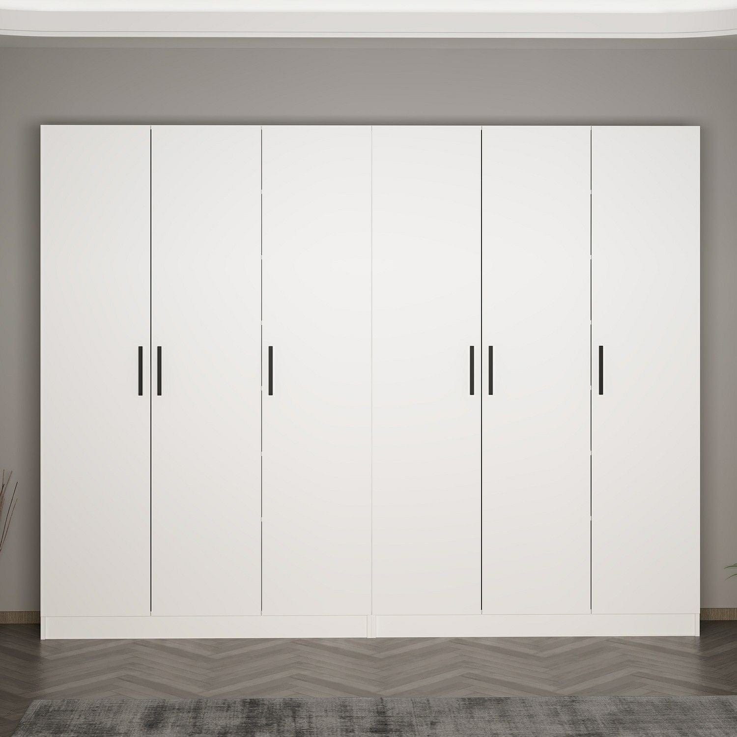 Armadio con 6 ante Noah 8203 Bianco (1)