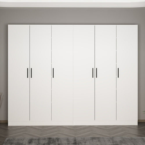 Armadio con 6 ante Noah 8203 Bianco (1)