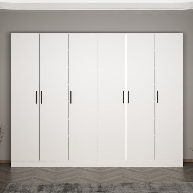 Armadio con 6 ante Noah 8203 Bianco (1)