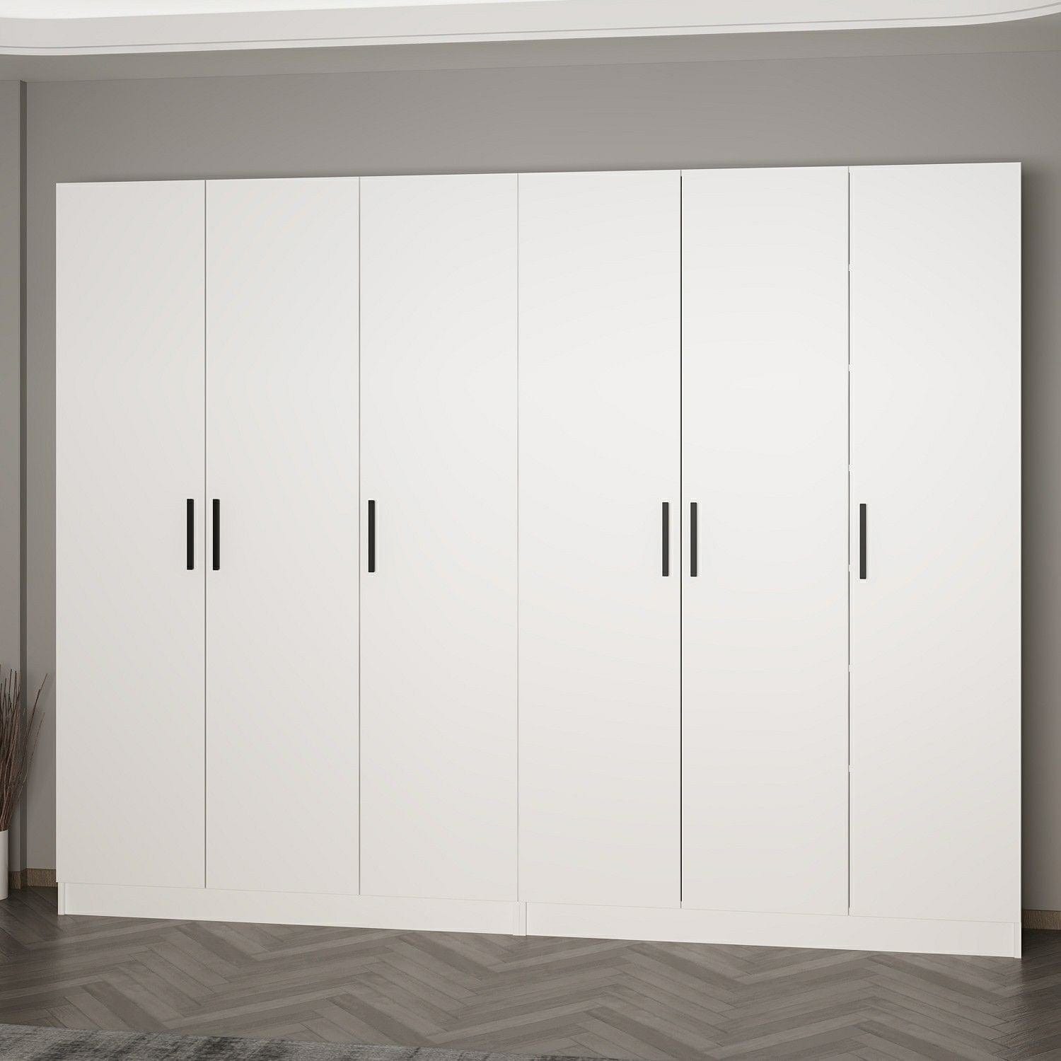 Armadio con 6 ante Noah 8203 Bianco (2)