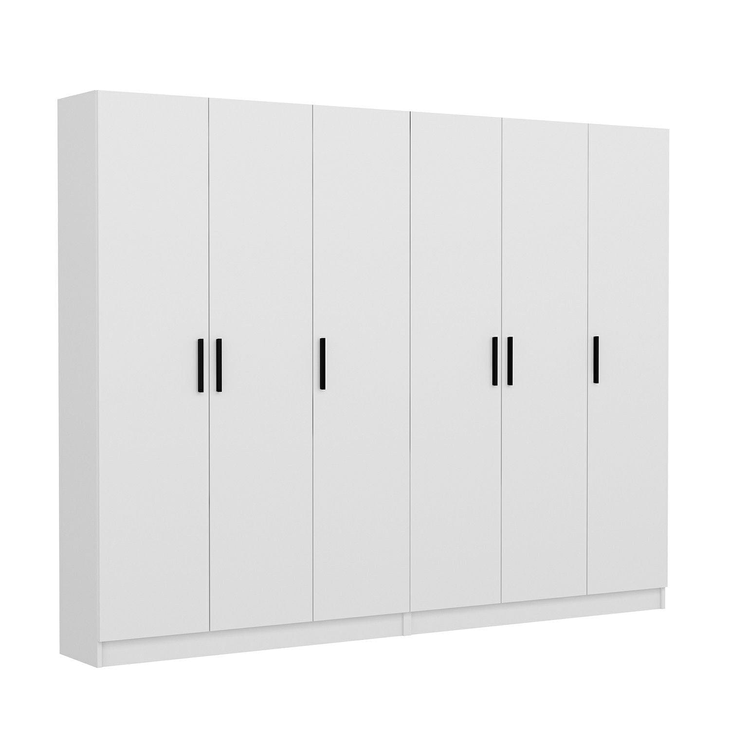 Armadio con 6 ante Noah 8203 Bianco (3)