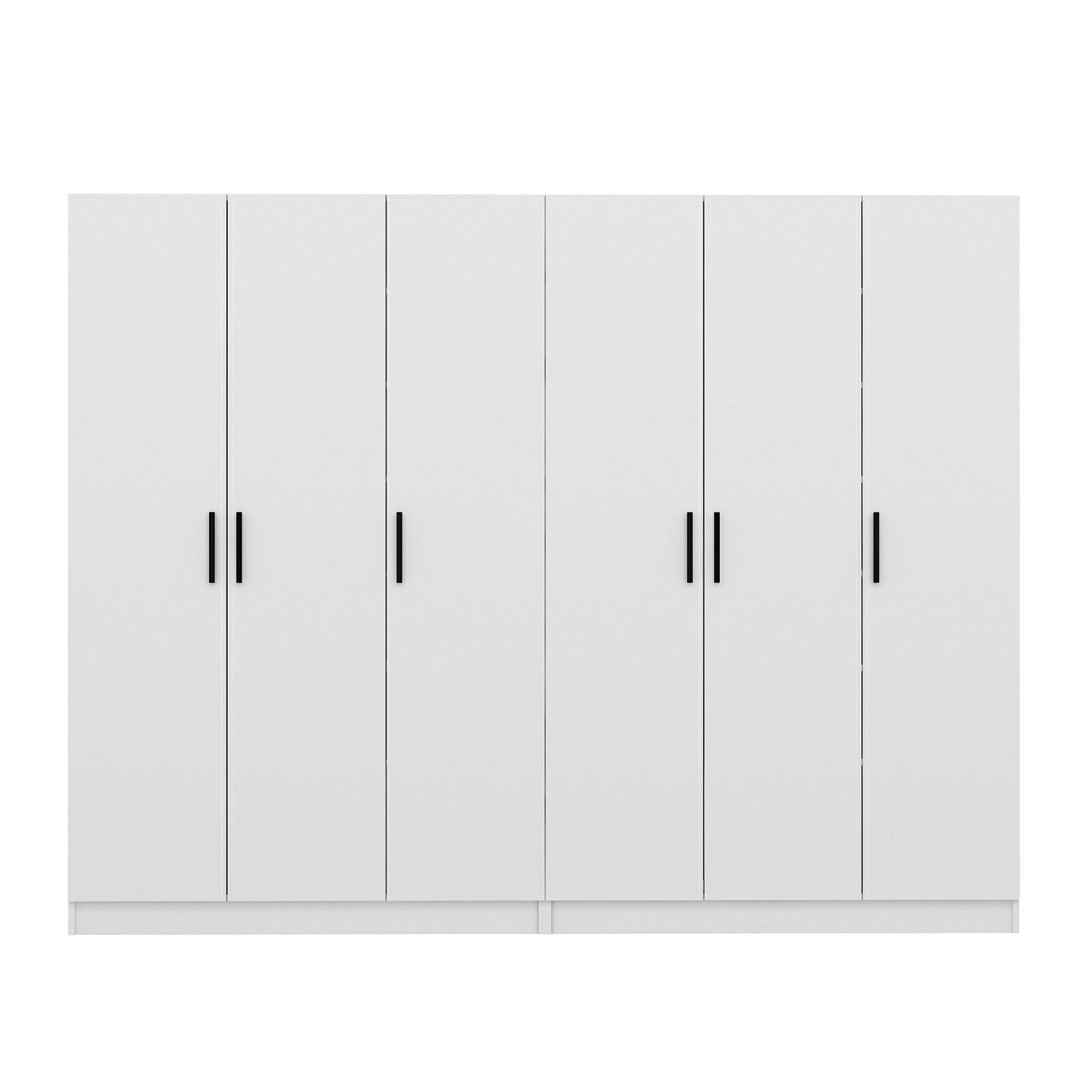 Armadio con 6 ante Noah 8203 Bianco (4)