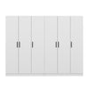 Armadio con 6 ante Noah 8203 Bianco (4)