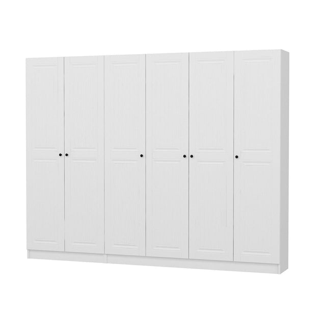 Armadio con 6 ante Noah 8246 Bianco (5)
