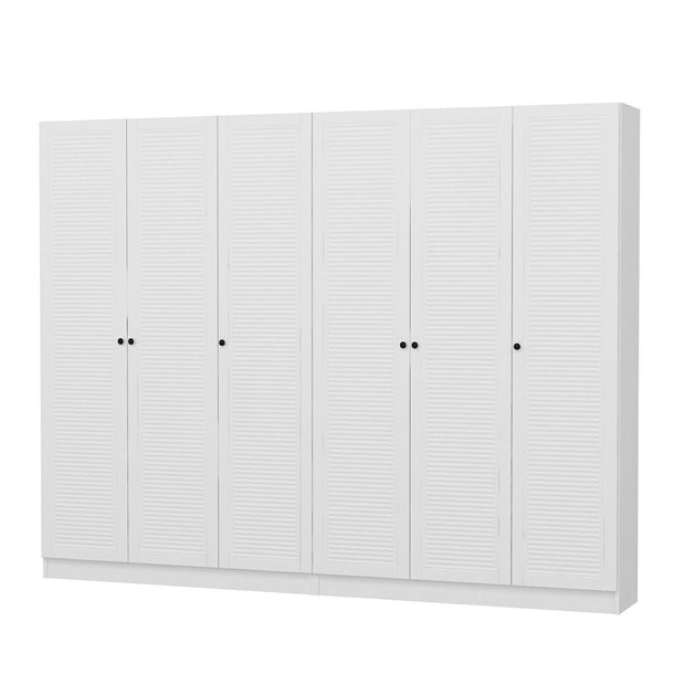 Armadio con 6 ante Noah 8462 Bianco (5)