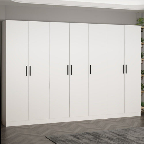 Armadio con 7 ante Noah 8204 Bianco