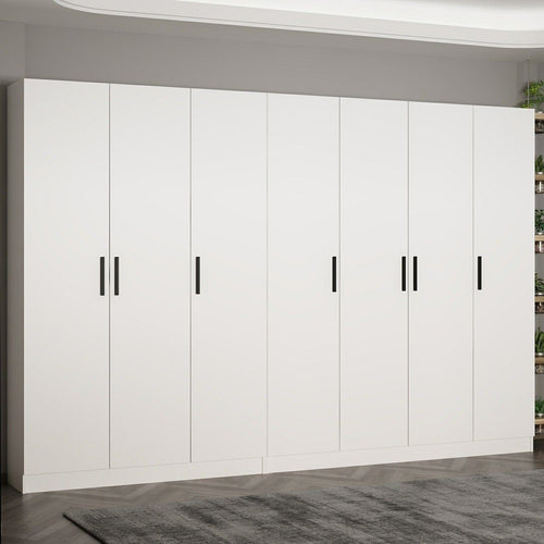 Armadio con 7 ante Noah 8205 Bianco