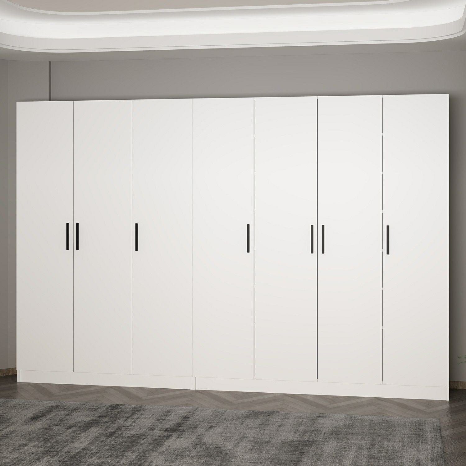 Armadio con 7 ante Noah 8205 Bianco (2)