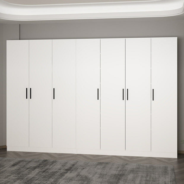 Armadio con 7 ante Noah 8205 Bianco (2)