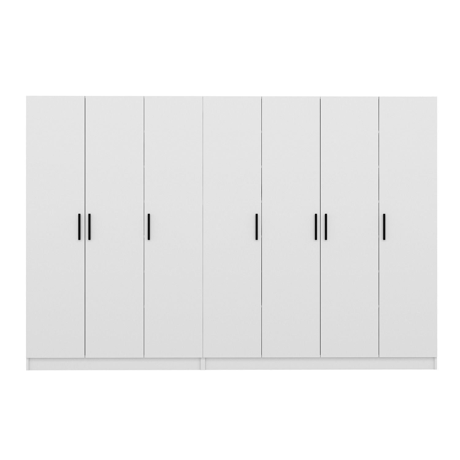 Armadio con 7 ante Noah 8205 Bianco (4)