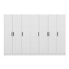 Armadio con 7 ante Noah 8205 Bianco (4)