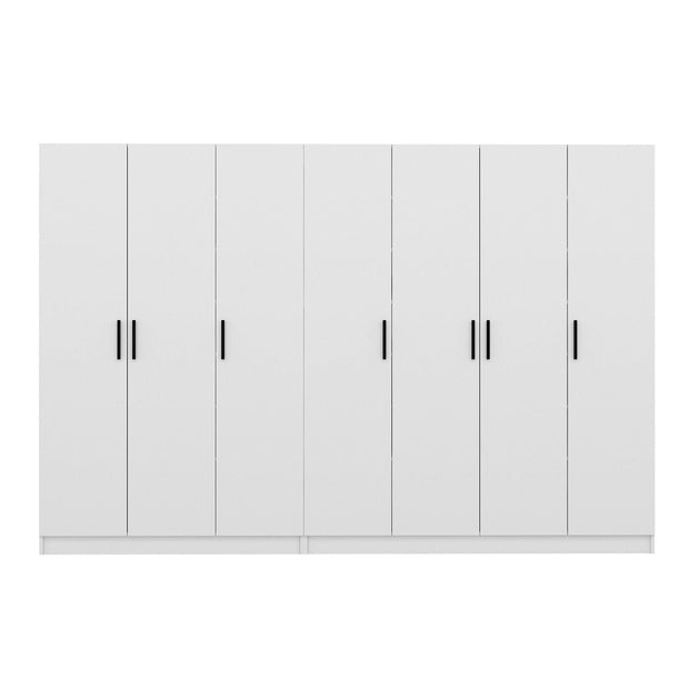 Armadio con 7 ante Noah 8205 Bianco (4)