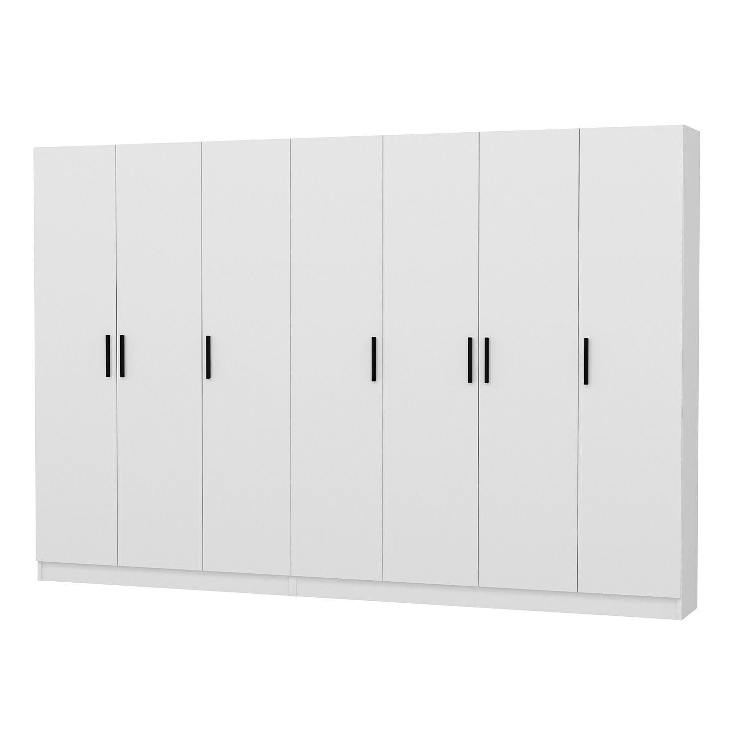 Armadio con 7 ante Noah 8205 Bianco (5)
