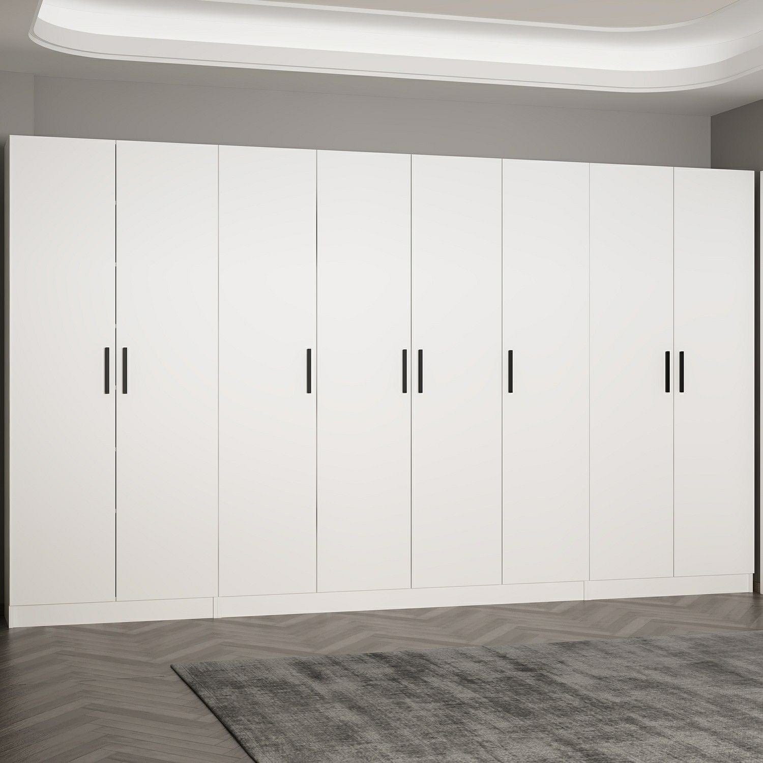 Armadio con 8 ante Noah 8206 Bianco