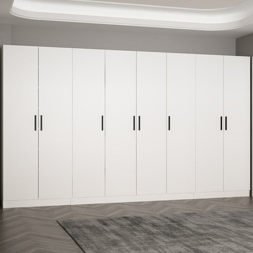 Armadio con 8 ante Noah 8206 Bianco