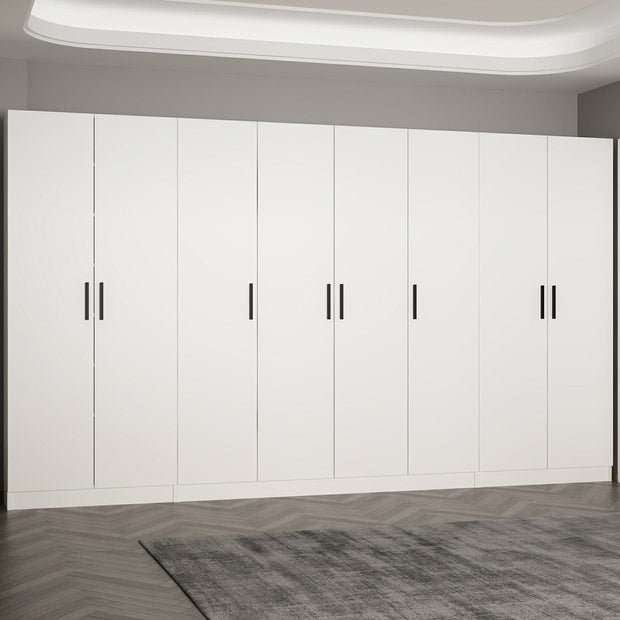 Armadio con 8 ante Noah 8206 Bianco