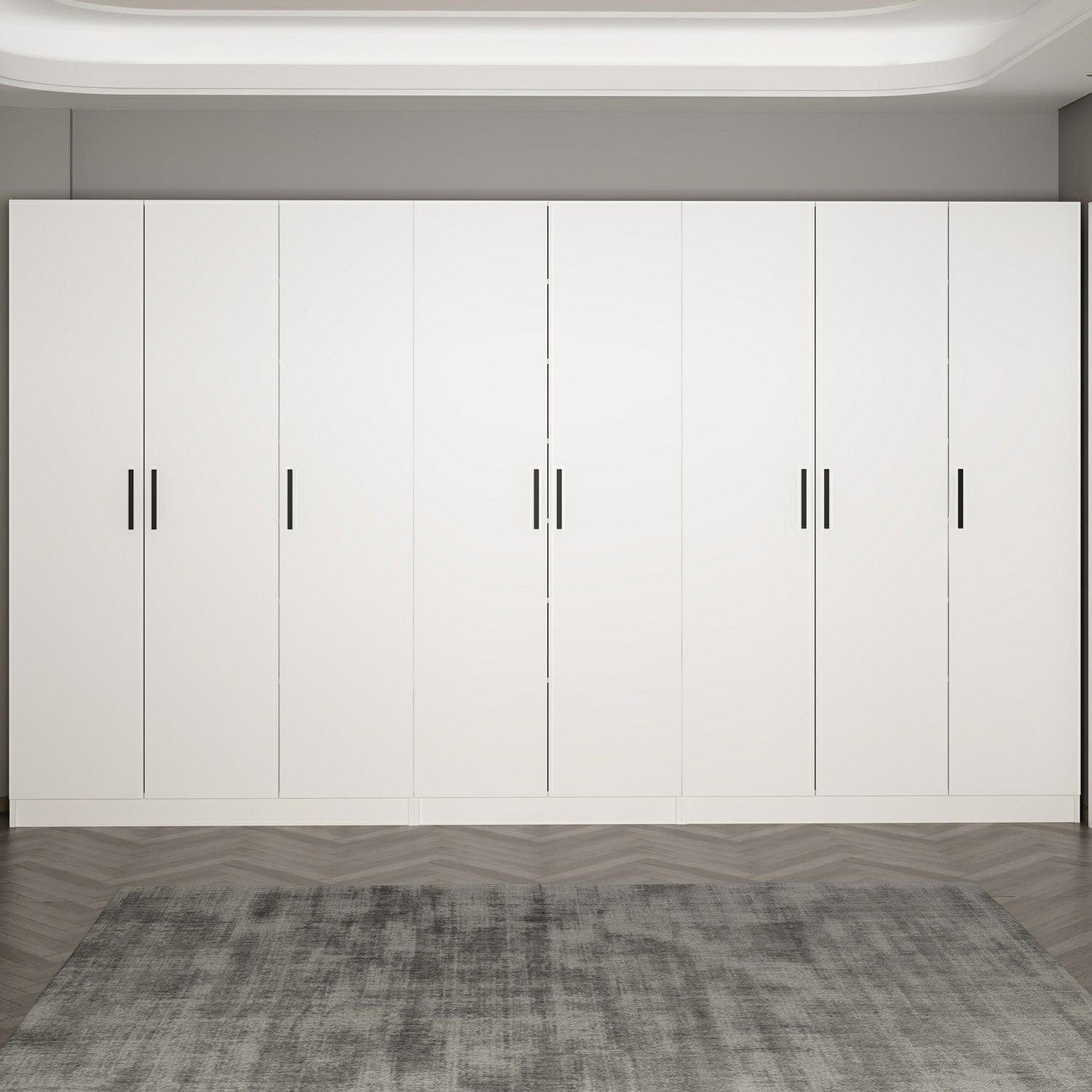 Armadio con 8 ante Noah 8207 Bianco (1)