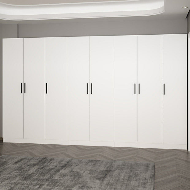 Armadio con 8 ante Noah 8207 Bianco (2)