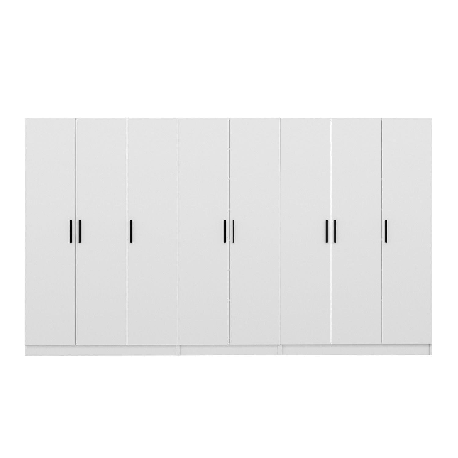 Armadio con 8 ante Noah 8207 Bianco (4)