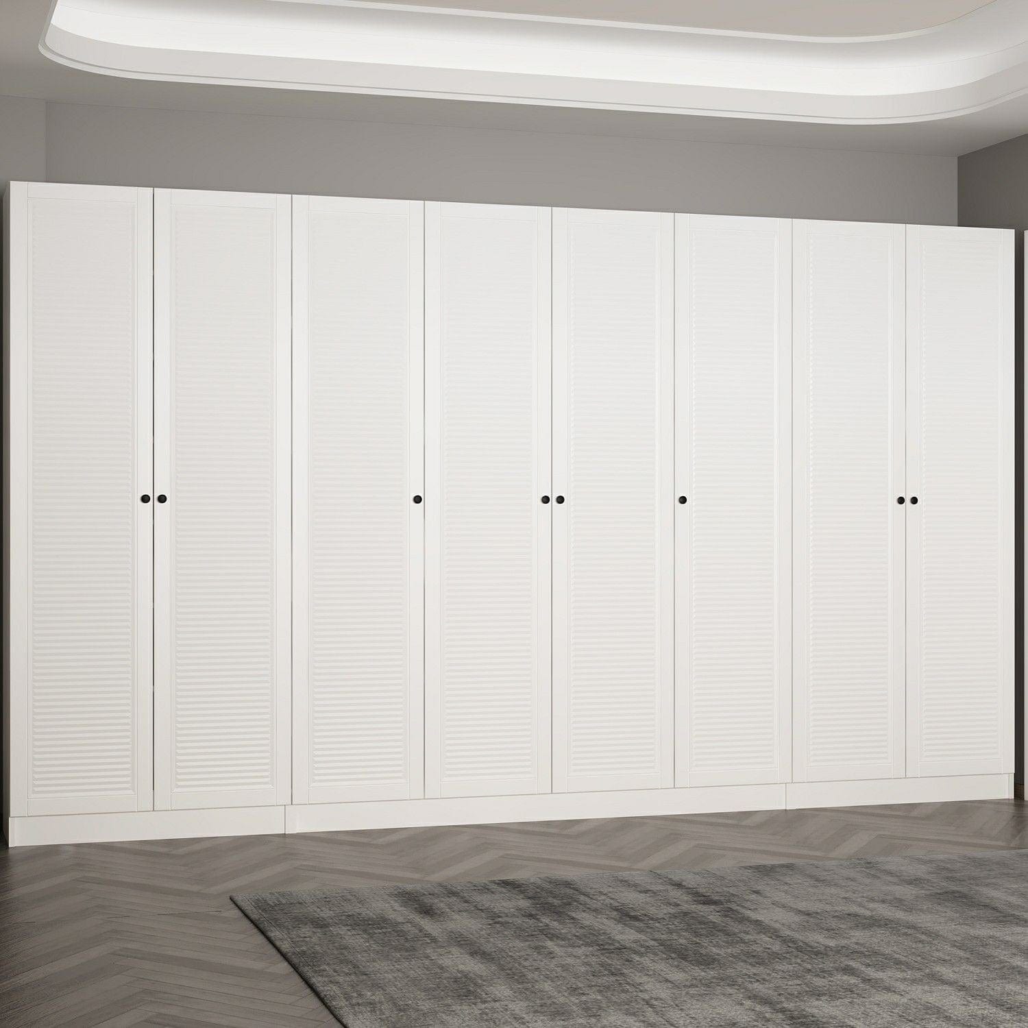 Armadio con 8 ante Noah 8465 Bianco