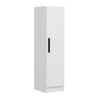 Armadio da ingresso con 1 anta Noah 7184 Bianco (3)