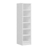 Armadio da ingresso con 1 anta Noah 7184 Bianco (5)
