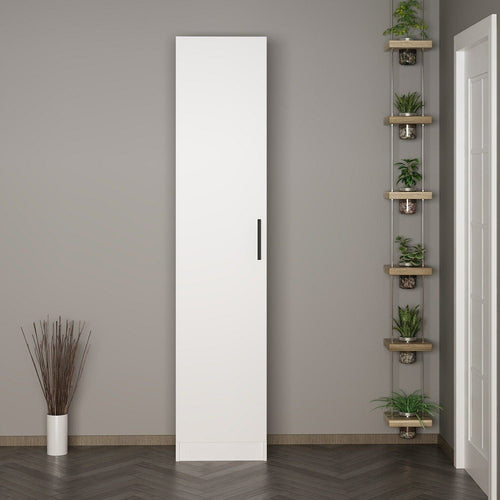 Armadio da ingresso con 1 anta Noah 7311 Bianco (1)